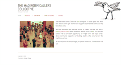 Desktop Screenshot of madrobincallers.org